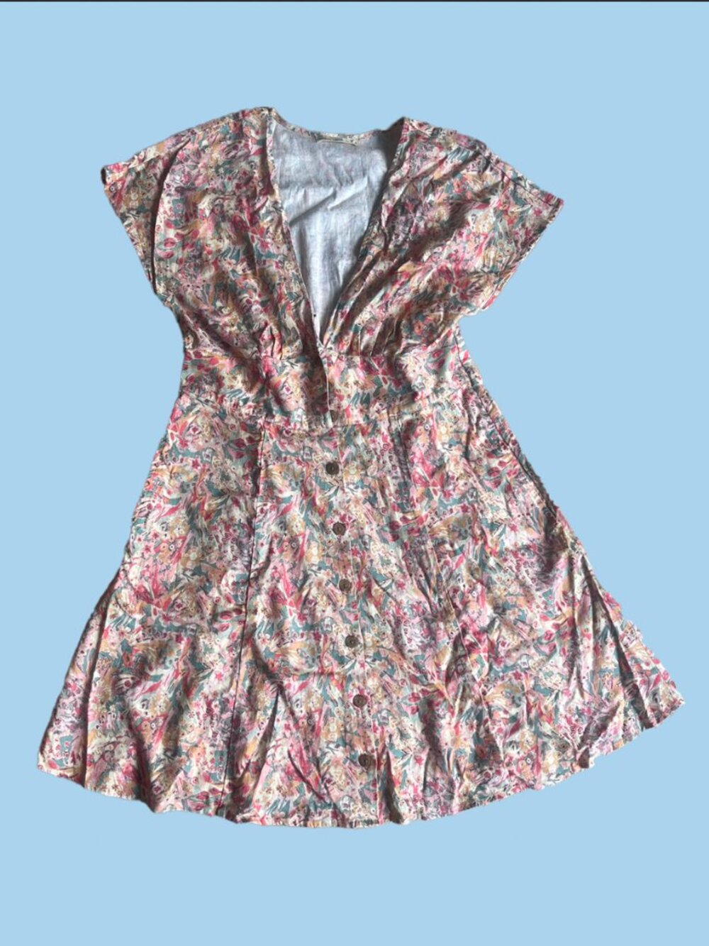 Marine Layer Floral Midi Dress